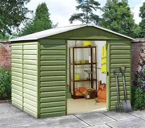 metal shed 10x8 with floor